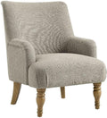 Ellington Living Room Accent Armchair in Linen
