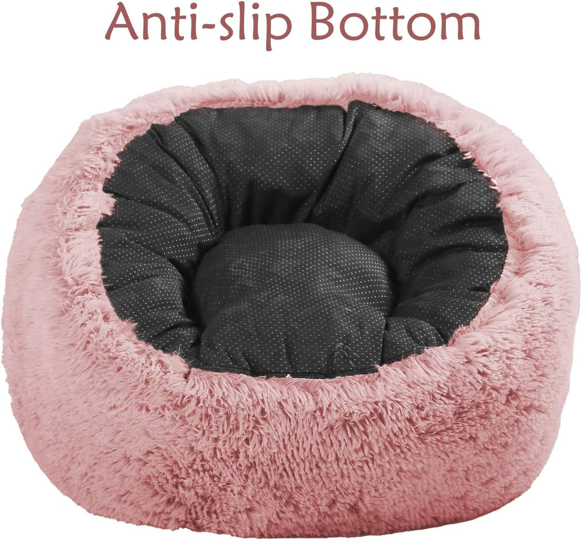 Plush Faux Fur Bean Bag Chairs, Memory Foam Filled Sofa Chair Shape Bean Bag for Adults/Teens/Kids, Ultra-Soft Lazy Sofa for Living Room Bedroom College Dorm, Pink
