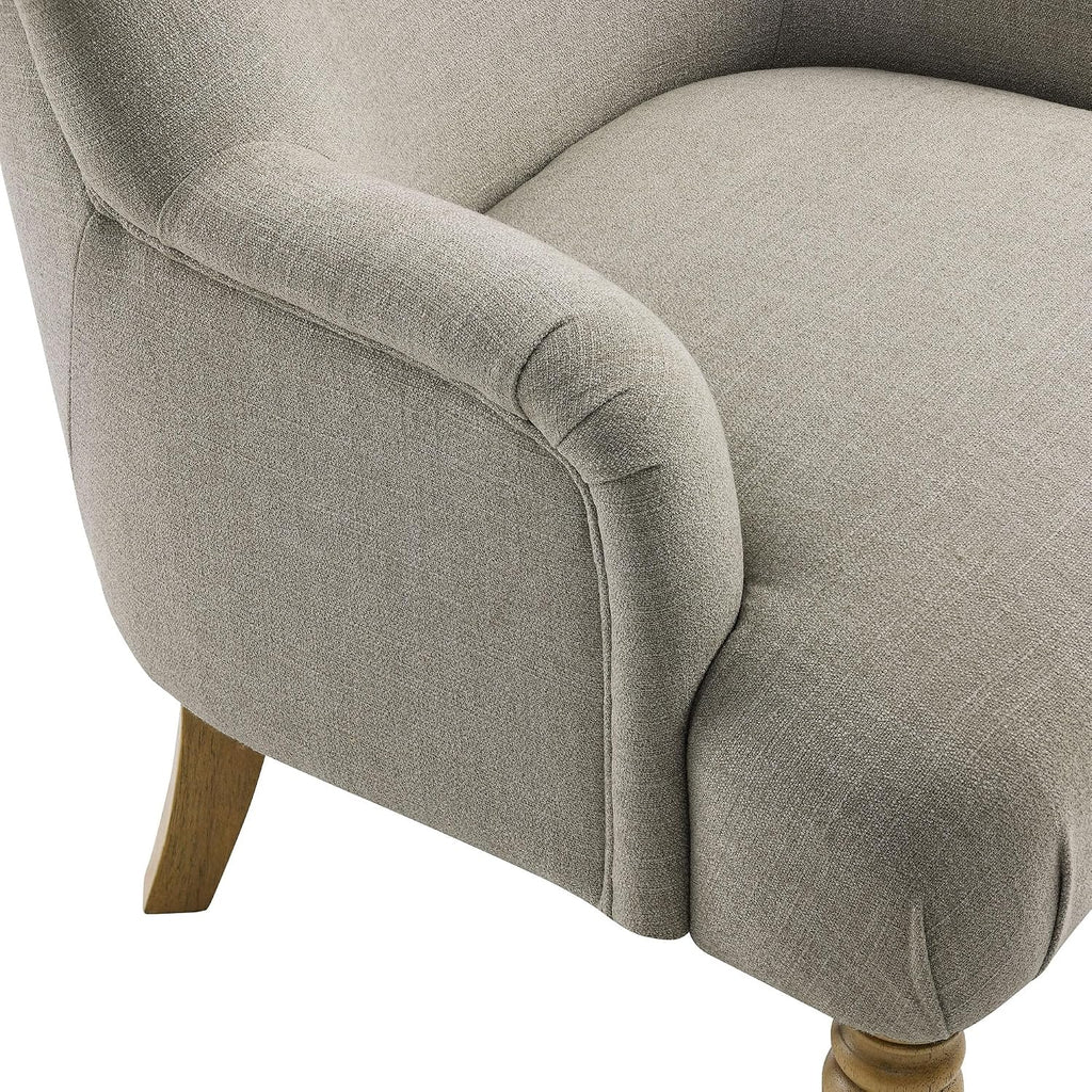 Ellington Living Room Accent Armchair in Linen