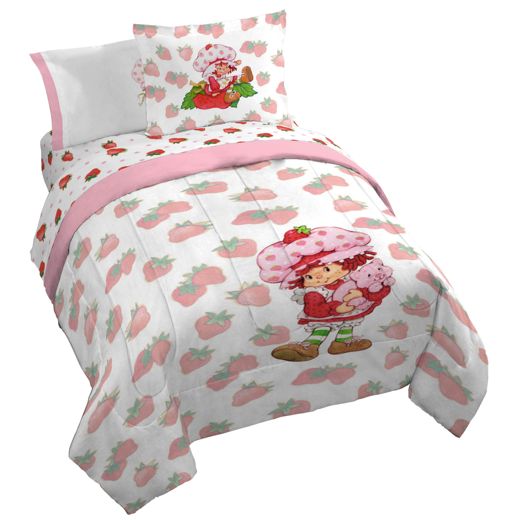 Berry Berry 7 Piece Full Size Kids Bed Set with Shams
