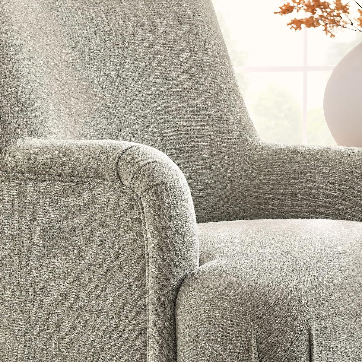 Ellington Living Room Accent Armchair in Linen