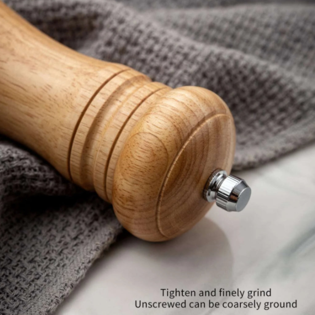 Wooden Pepper Grinder Manual Grinder Mill Solid Ceramic Grinding Kitchen Tools