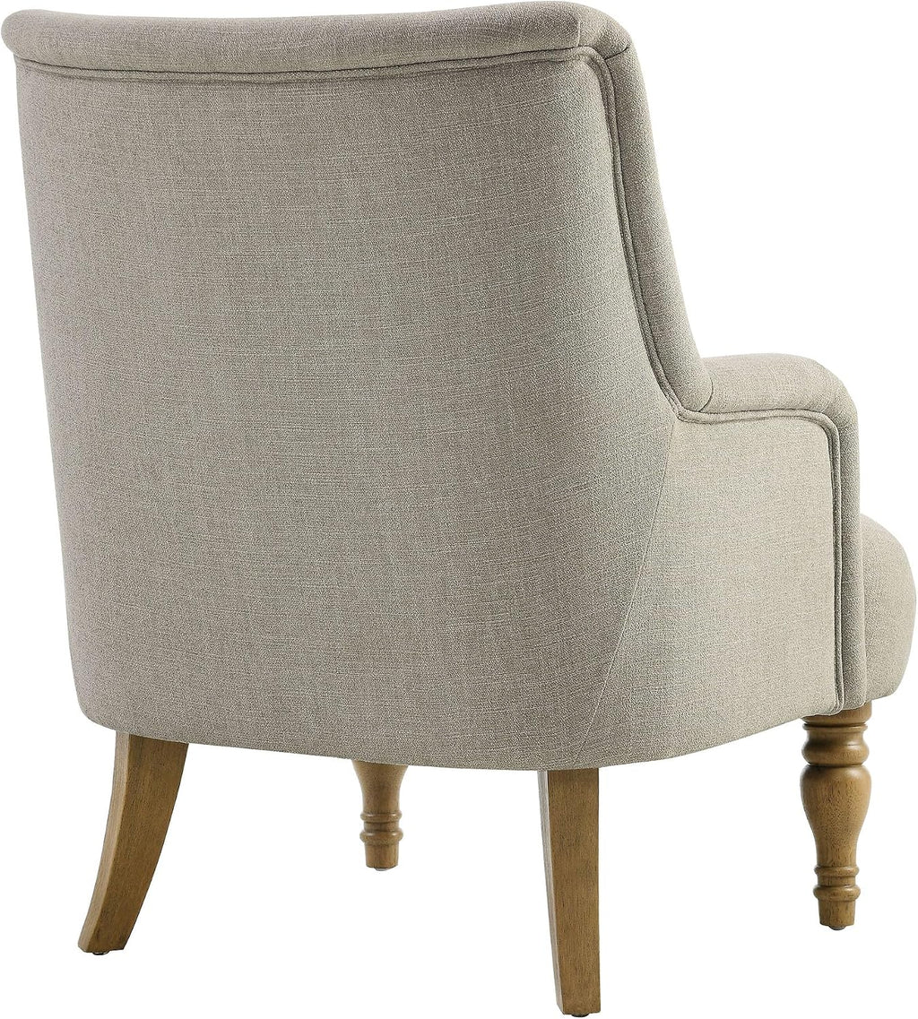 Ellington Living Room Accent Armchair in Linen
